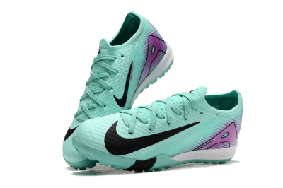 Kids Kids Nike Air Zoom Mercurial Vapor 16 Elite TF Artificial Turf Low-Tops Football Shoes - Jade/Purple/Black/White