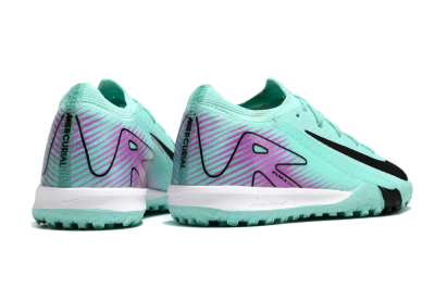 Kids Kids Nike Air Zoom Mercurial Vapor 16 Elite TF Artificial Turf Low-Tops Football Shoes - Jade/Purple/Black/White
