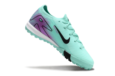Kids Kids Nike Air Zoom Mercurial Vapor 16 Elite TF Artificial Turf Low-Tops Football Shoes - Jade/Purple/Black/White