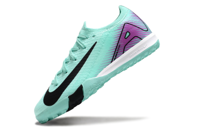 Kids Kids Nike Air Zoom Mercurial Vapor 16 Elite TF Artificial Turf Low-Tops Football Shoes - Jade/Purple/Black/White