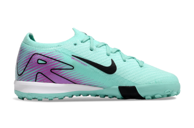 Kids Kids Nike Air Zoom Mercurial Vapor 16 Elite TF Artificial Turf Low-Tops Football Shoes - Jade/Purple/Black/White
