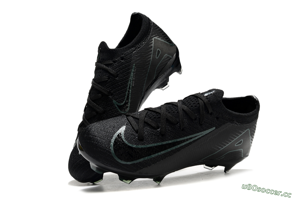 Kids Kids Nike Air Zoom Mercurial Vapor 16 Elite FG Firm Ground Low-Tops Football Boots - Black/Green/Blue 3