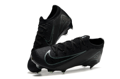 Kids Kids Nike Air Zoom Mercurial Vapor 16 Elite FG Firm Ground Low-Tops Football Boots - Black/Green/Blue