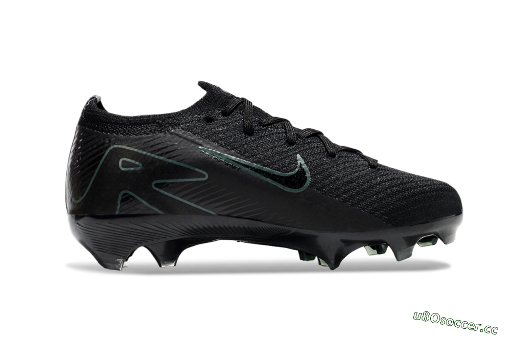 Kids Kids Nike Air Zoom Mercurial Vapor 16 Elite FG Firm Ground Low-Tops Football Boots - Black/Green/Blue 6
