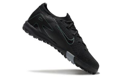 Kids Kids Nike Air Zoom Mercurial Vapor 16 Elite TF Artificial Turf Low-Tops Football Shoes - Black/Green/Silver