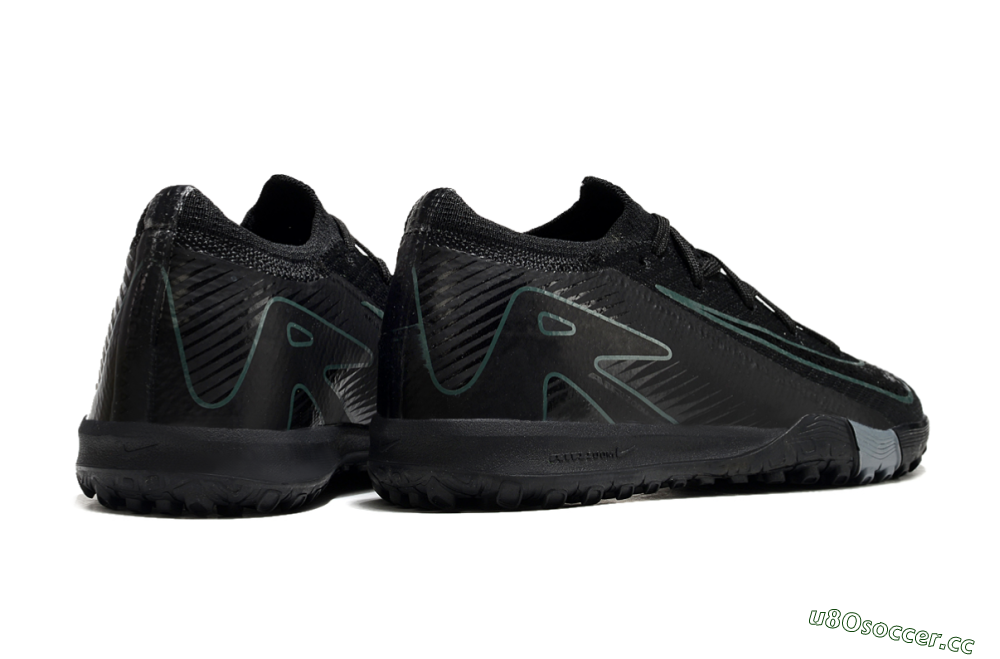 Kids Kids Nike Air Zoom Mercurial Vapor 16 Elite TF Artificial Turf Low-Tops Football Shoes - Black/Green/Silver 6