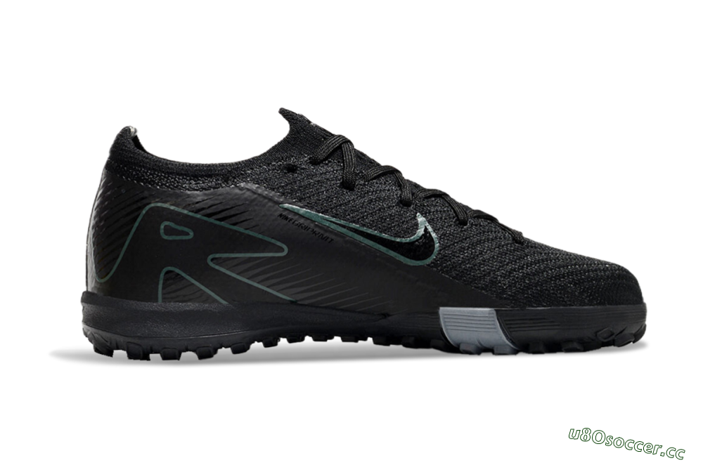 Kids Kids Nike Air Zoom Mercurial Vapor 16 Elite TF Artificial Turf Low-Tops Football Shoes - Black/Green/Silver 7