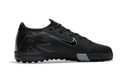 Kids Kids Nike Air Zoom Mercurial Vapor 16 Elite TF Artificial Turf Low-Tops Football Shoes - Black/Green/Silver