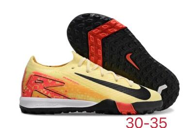 Kids Kids Nike Air Zoom Mercurial Vapor 16 Elite TF Artificial Turf Low-Tops Football Shoes - Yellow/Red/Black