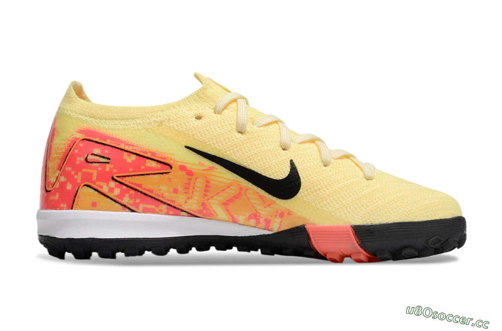 Kids Kids Nike Air Zoom Mercurial Vapor 16 Elite TF Artificial Turf Low-Tops Football Shoes - Yellow/Red/Black 6