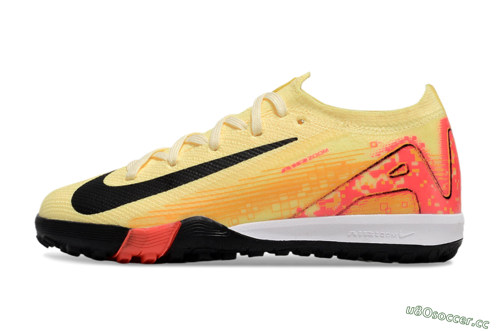 Kids Kids Nike Air Zoom Mercurial Vapor 16 Elite TF Artificial Turf Low-Tops Football Shoes - Yellow/Red/Black 0