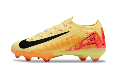 Kids Kids Nike Air Zoom Mercurial Vapor 16 Elite FG Firm Ground Low-Tops Football Boots - Yellow/Red/Black