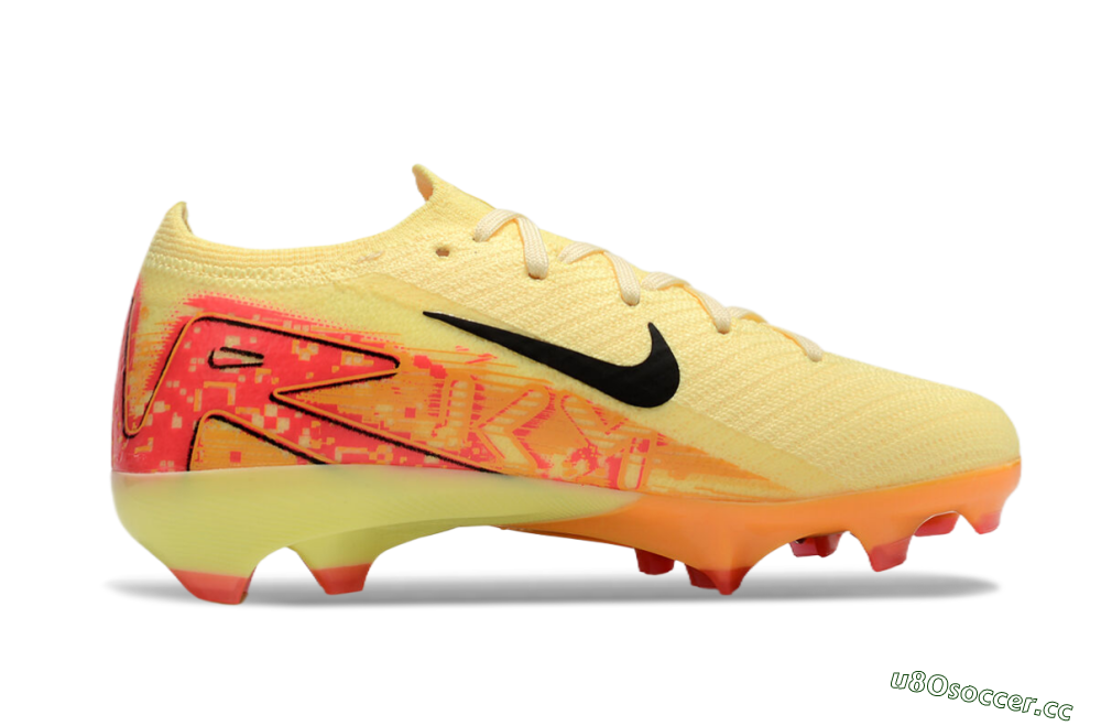 Kids Kids Nike Air Zoom Mercurial Vapor 16 Elite FG Firm Ground Low-Tops Football Boots - Yellow/Red/Black 6