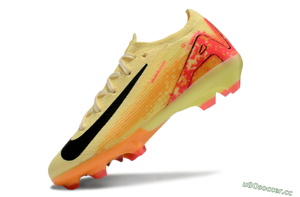 Kids Kids Nike Air Zoom Mercurial Vapor 16 Elite FG Firm Ground Low-Tops Football Boots - Yellow/Red/Black 5