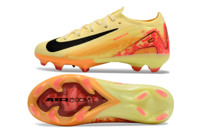 Kids Kids Nike Air Zoom Mercurial Vapor 16 Elite FG Firm Ground Low-Tops Football Boots - Yellow/Red/Black