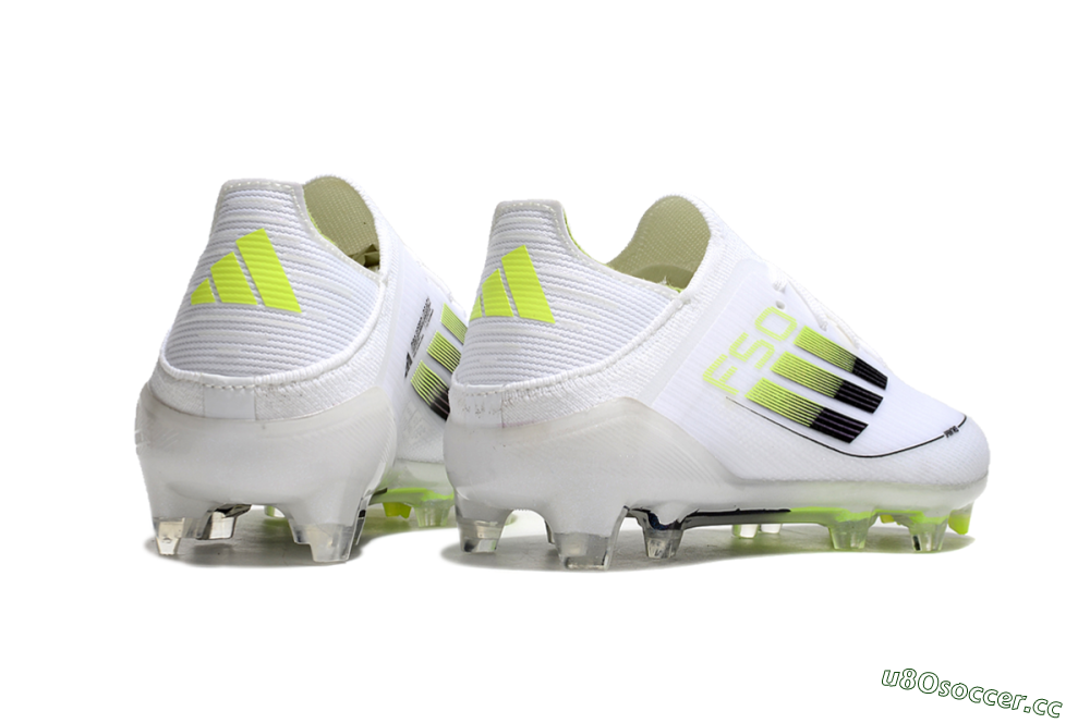 Kids Kids Adidas F50 Elite FG Firm Ground Low-Tops Football Boots - White/Blue/Yellow 7