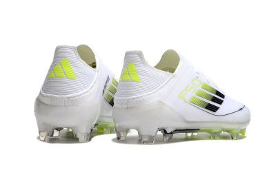 Kids Kids Adidas F50 Elite FG Firm Ground Low-Tops Football Boots - White/Blue/Yellow