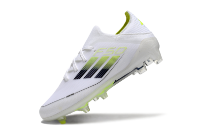 Kids Kids Adidas F50 Elite FG Firm Ground Low-Tops Football Boots - White/Blue/Yellow