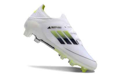 Kids Kids Adidas F50 Elite FG Firm Ground Low-Tops Football Boots - White/Blue/Yellow