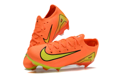 Kids Kids Nike Air Zoom Mercurial Vapor 16 Elite FG Firm Ground Low-Tops Football Boots - Red/Yellow/Black
