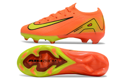 Kids Kids Nike Air Zoom Mercurial Vapor 16 Elite FG Firm Ground Low-Tops Football Boots - Red/Yellow/Black