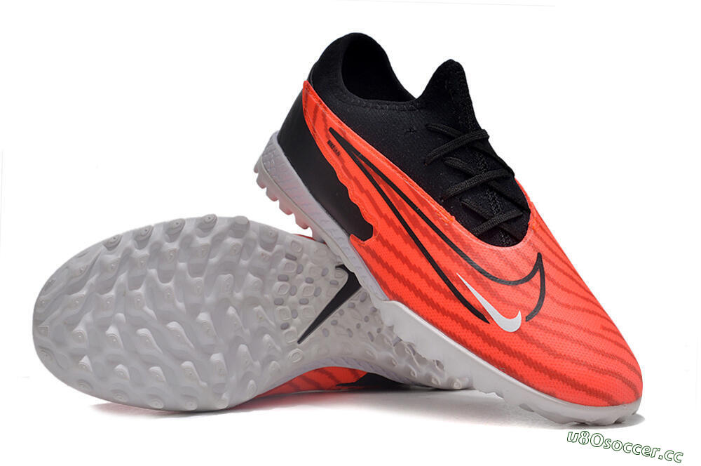 Unisex Nike React Phantom GX Pro TF Artificial Turf Low-Tops Football Shoes - Red/Black/White 4