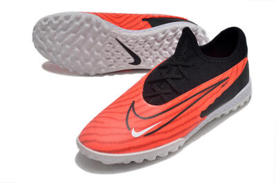 Unisex Nike React Phantom GX Pro TF Artificial Turf Low-Tops Football Shoes - Red/Black/White