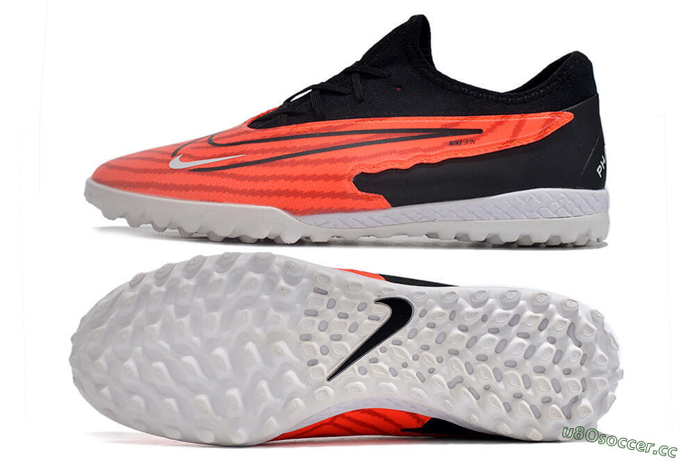 Unisex Nike React Phantom GX Pro TF Artificial Turf Low-Tops Football Shoes - Red/Black/White 1