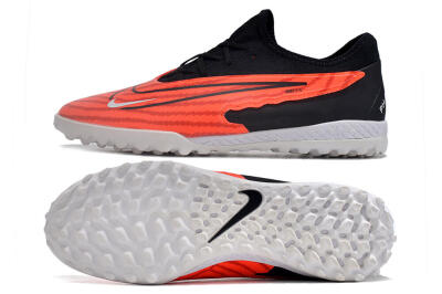 Unisex Nike React Phantom GX Pro TF Artificial Turf Low-Tops Football Shoes - Red/Black/White