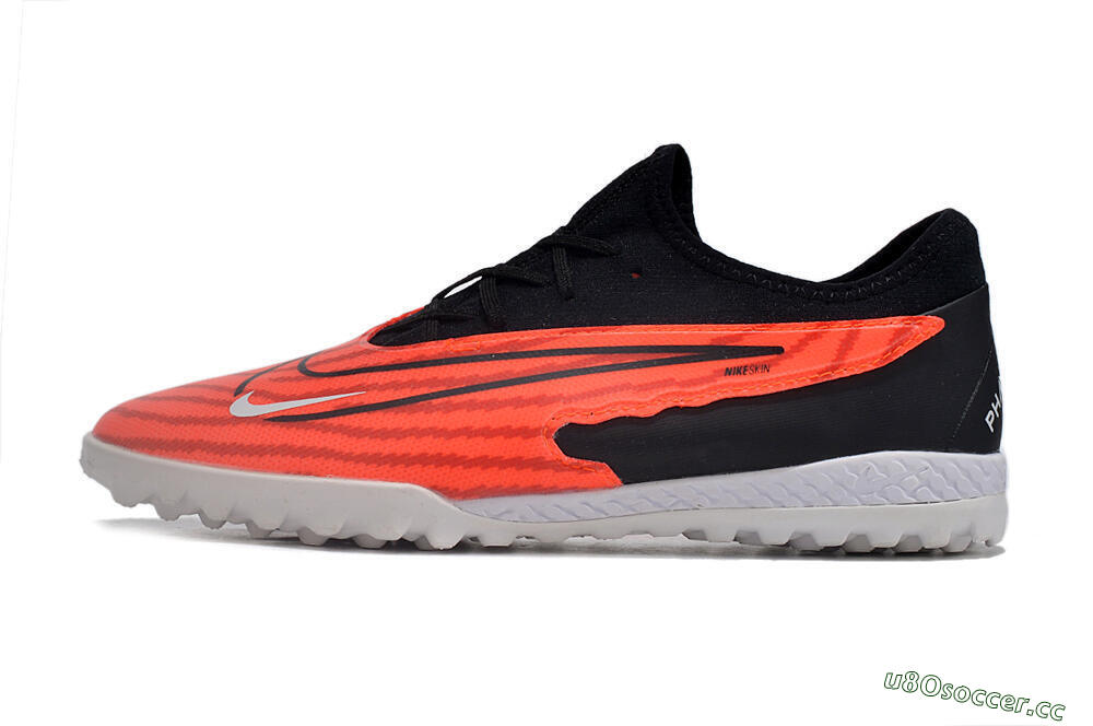 Unisex Nike React Phantom GX Pro TF Artificial Turf Low-Tops Football Shoes - Red/Black/White 0