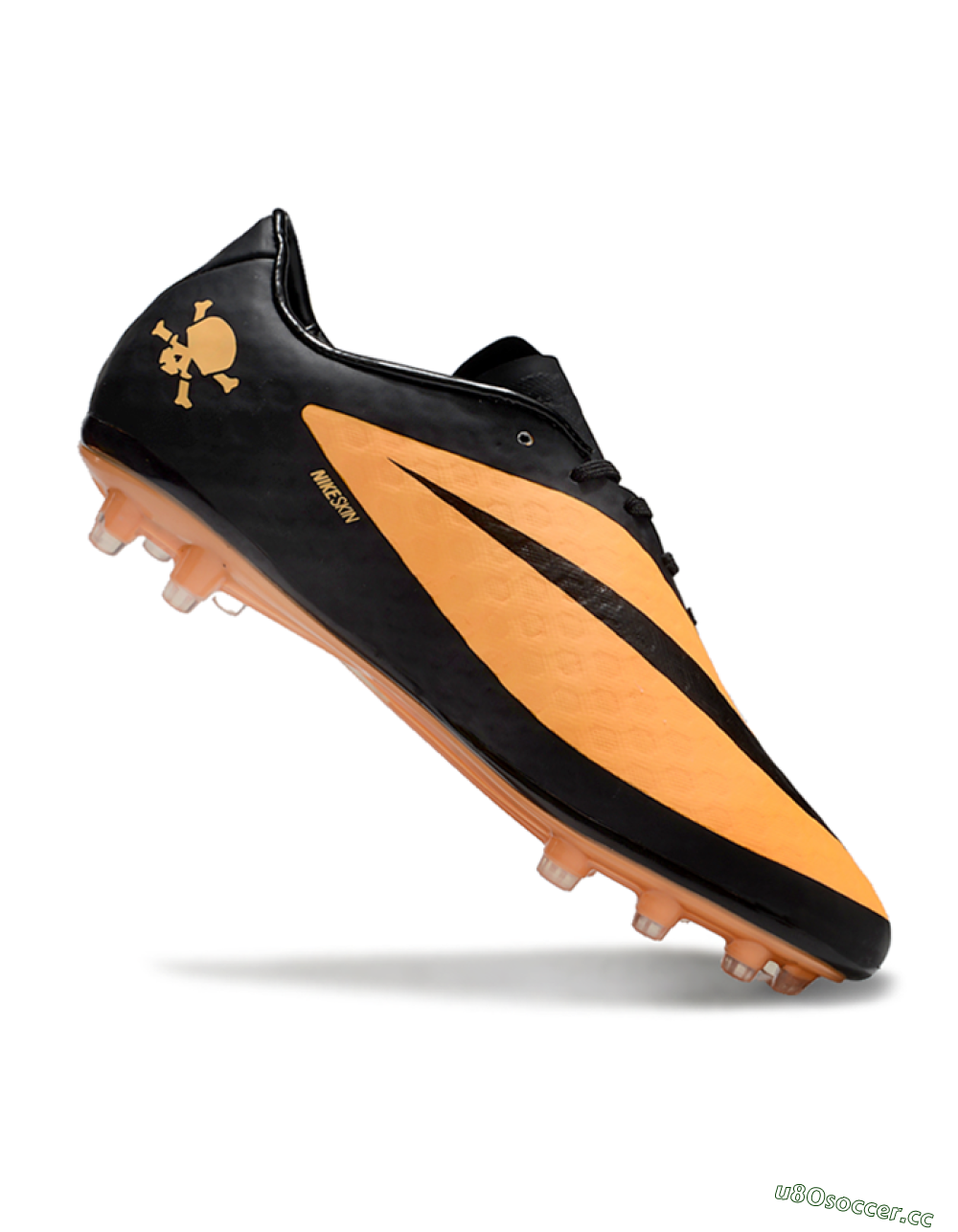 Men's Nike Hypervenom Phantom FG Firm Ground Low-Tops Football Boots - Yellow/Black/White 4