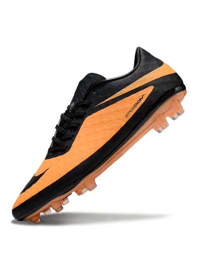 Men's Nike Hypervenom Phantom FG Firm Ground Low-Tops Football Boots - Yellow/Black/White