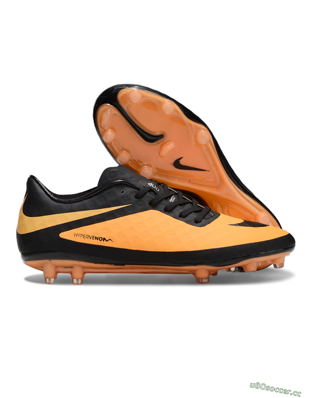 Men's Nike Hypervenom Phantom FG Firm Ground Low-Tops Football Boots - Yellow/Black/White 2