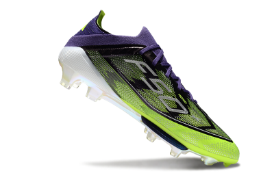 Men's Adidas F50+ Lightstrike Pro FG Firm Ground Low-Tops Football Boots - Purple/Yellow/White