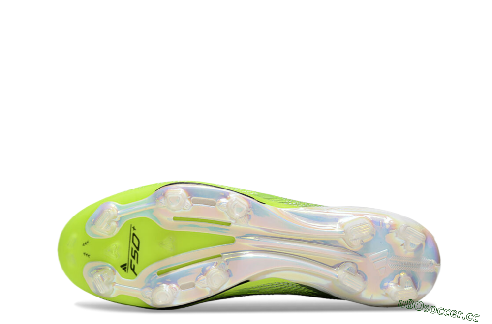 Men's Adidas F50+ Lightstrike Pro FG Firm Ground Low-Tops Football Boots - Purple/Yellow/White 6
