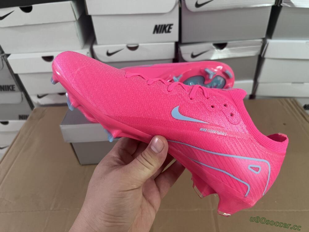 Unisex Nike Air Zoom Mercurial Vapor 16 Elite FG Firm Ground Low-Tops Football Boots - Red/Jade