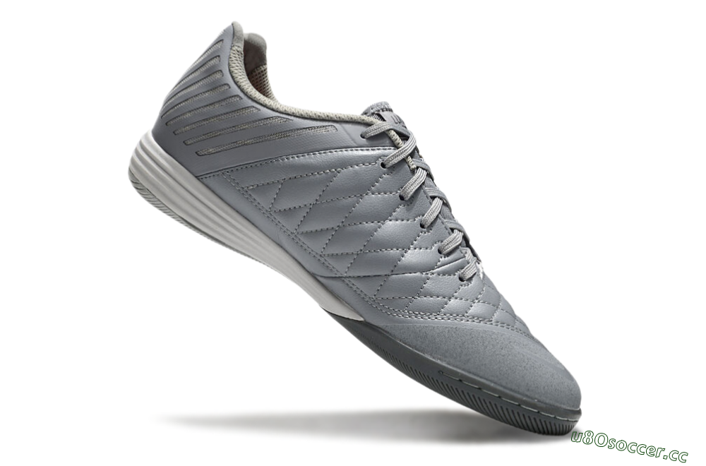 Unisex Nike Lunar Gato 2 IC Indoor & Futsal Low-Tops Football Shoes - Grey/Purple/White 4