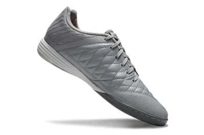 Unisex Nike Lunar Gato 2 IC Indoor & Futsal Low-Tops Football Shoes - Grey/Purple/White