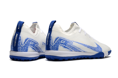 Unisex Nike Air Zoom Mercurial Vapor 16 Pro TF Artificial Turf Low-Tops Football Shoes - White/Blue