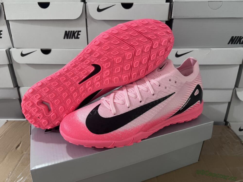 Men's Nike Air Zoom Mercurial Vapor 16 Elite TF Artificial Turf Low-Tops Football Shoes - Pink/White