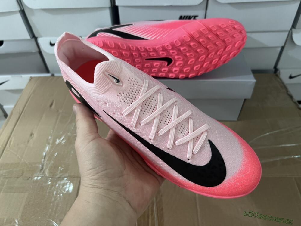 Men's Nike Air Zoom Mercurial Vapor 16 Elite TF Artificial Turf Low-Tops Football Shoes - Pink/White