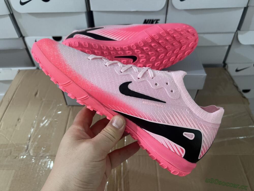 Men's Nike Air Zoom Mercurial Vapor 16 Elite TF Artificial Turf Low-Tops Football Shoes - Pink/White