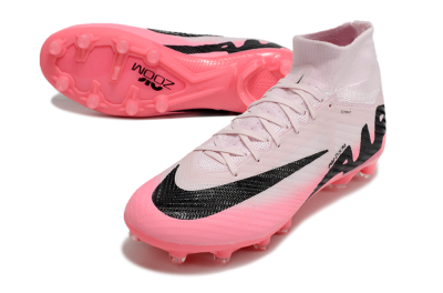 Unisex Nike Air Zoom Mercurial Superfly 9 Elite AG Artificial Grass High-Tops Football Boots - Pink/Red/Black