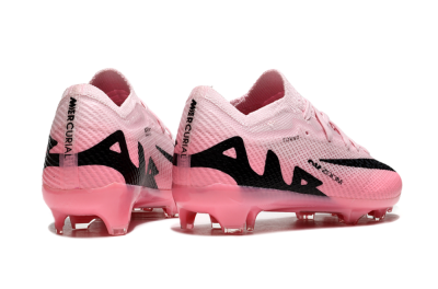 Kids Kids Nike Air Zoom Mercurial Vapor 15 Elite FG Firm Ground Low-Tops Football Boots - Pink/Black