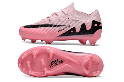 Kids Kids Nike Air Zoom Mercurial Vapor 15 Elite FG Firm Ground Low-Tops Football Boots - Pink/Black