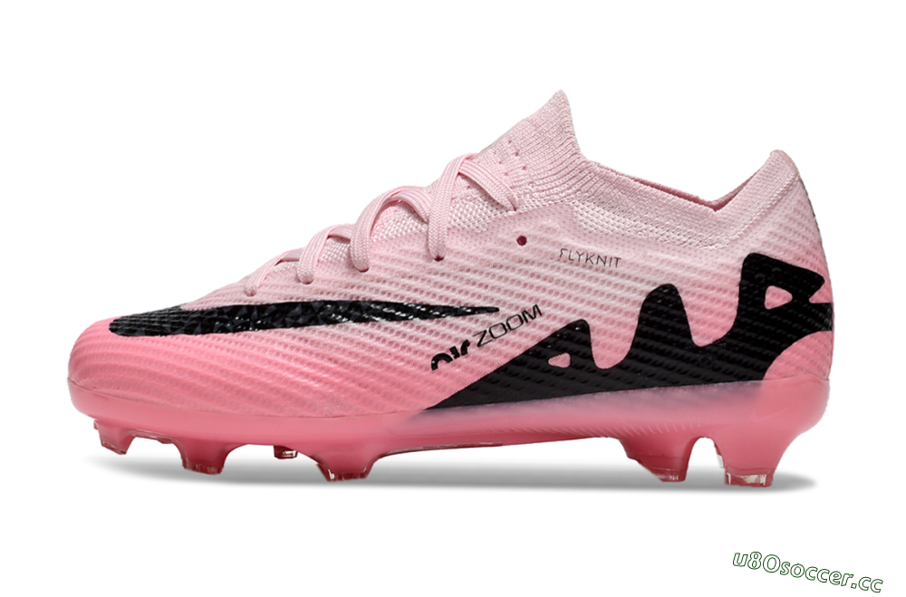 Kids Kids Nike Air Zoom Mercurial Vapor 15 Elite FG Firm Ground Low-Tops Football Boots - Pink/Black 0