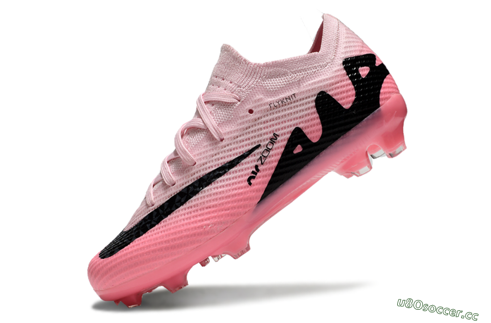 Kids Kids Nike Air Zoom Mercurial Vapor 15 Elite FG Firm Ground Low-Tops Football Boots - Pink/Black 5