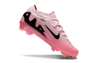 Kids Kids Nike Air Zoom Mercurial Vapor 15 Elite FG Firm Ground Low-Tops Football Boots - Pink/Black