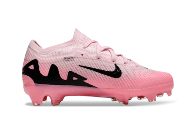 Kids Kids Nike Air Zoom Mercurial Vapor 15 Elite FG Firm Ground Low-Tops Football Boots - Pink/Black