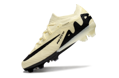 Kids Kids Nike Air Zoom Mercurial Vapor 15 Elite FG Firm Ground Low-Tops Football Boots - Beige/Black